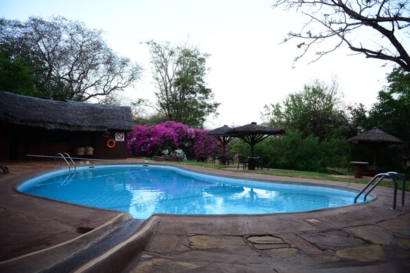 Alberca al aire libre 