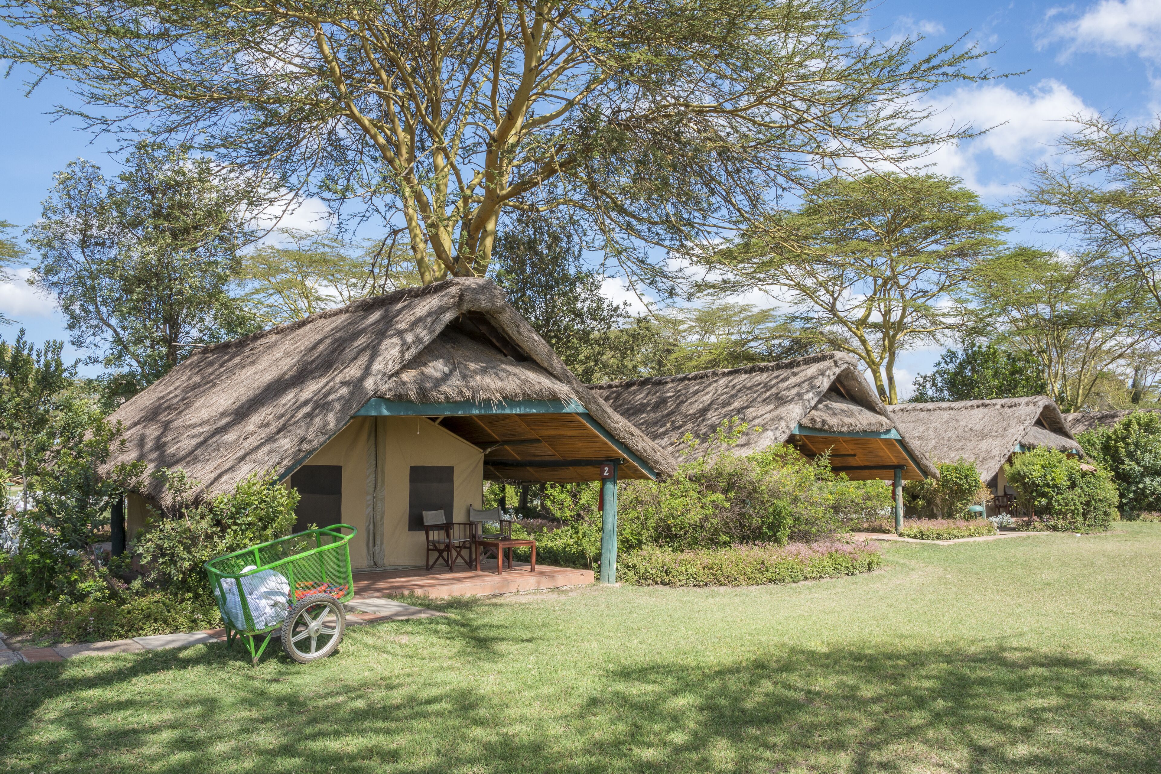 standard tent | desk, laptop workspace, free cots/infant beds, rollaway beds