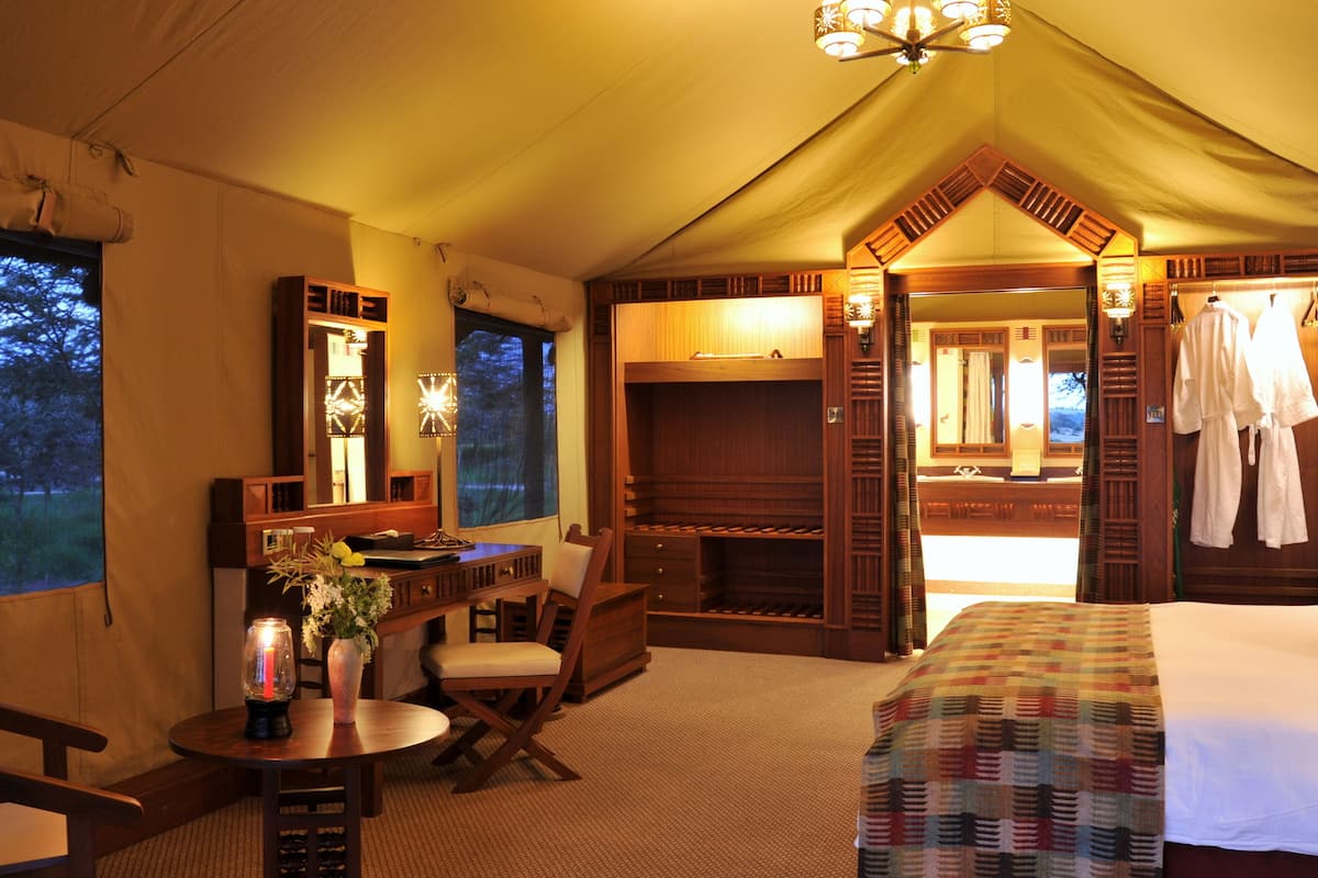 deluxe tent | view from room