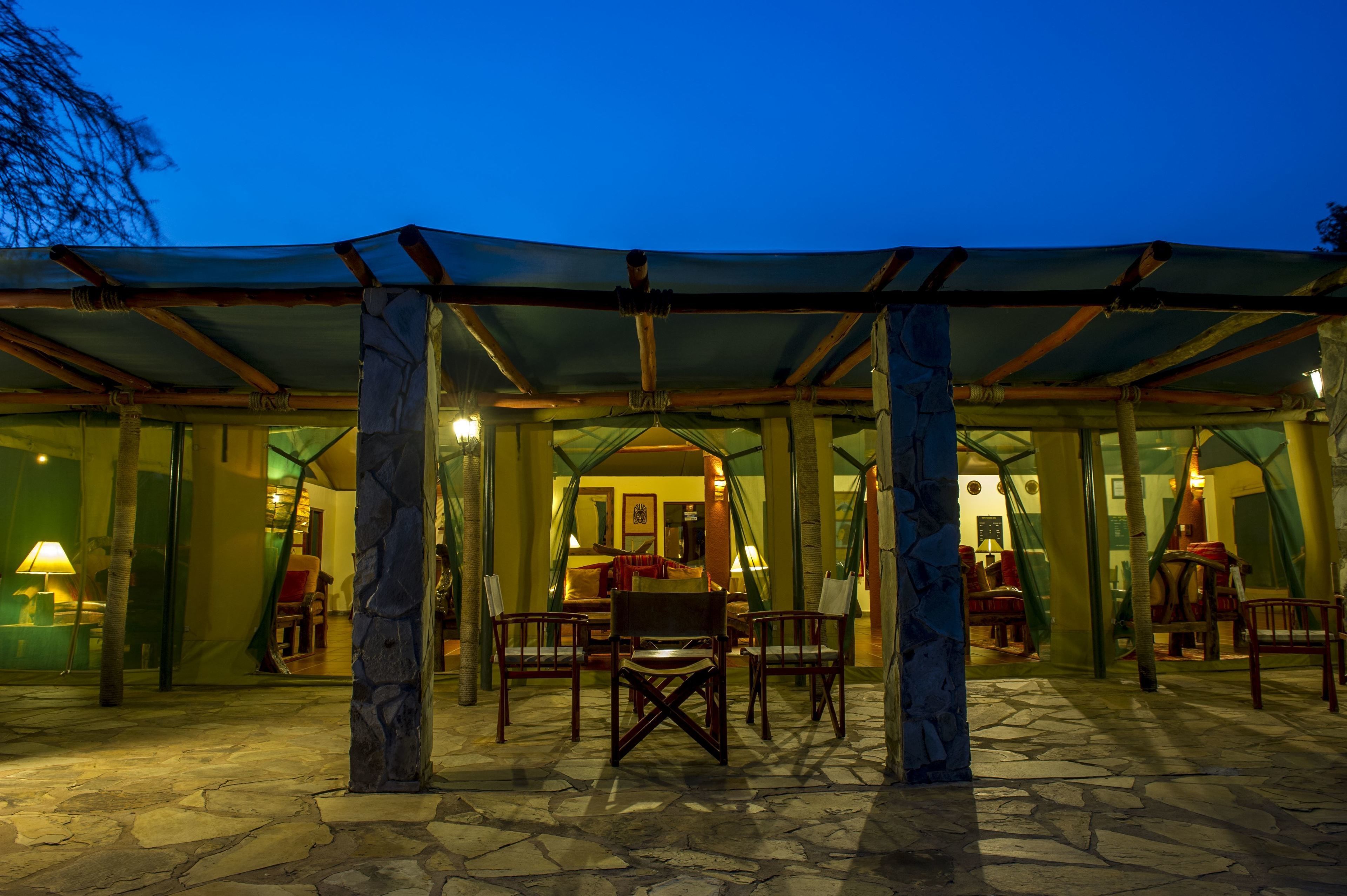 front of property – evening/night