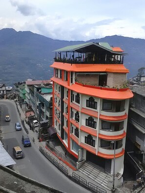 Voorkant van accommodatie