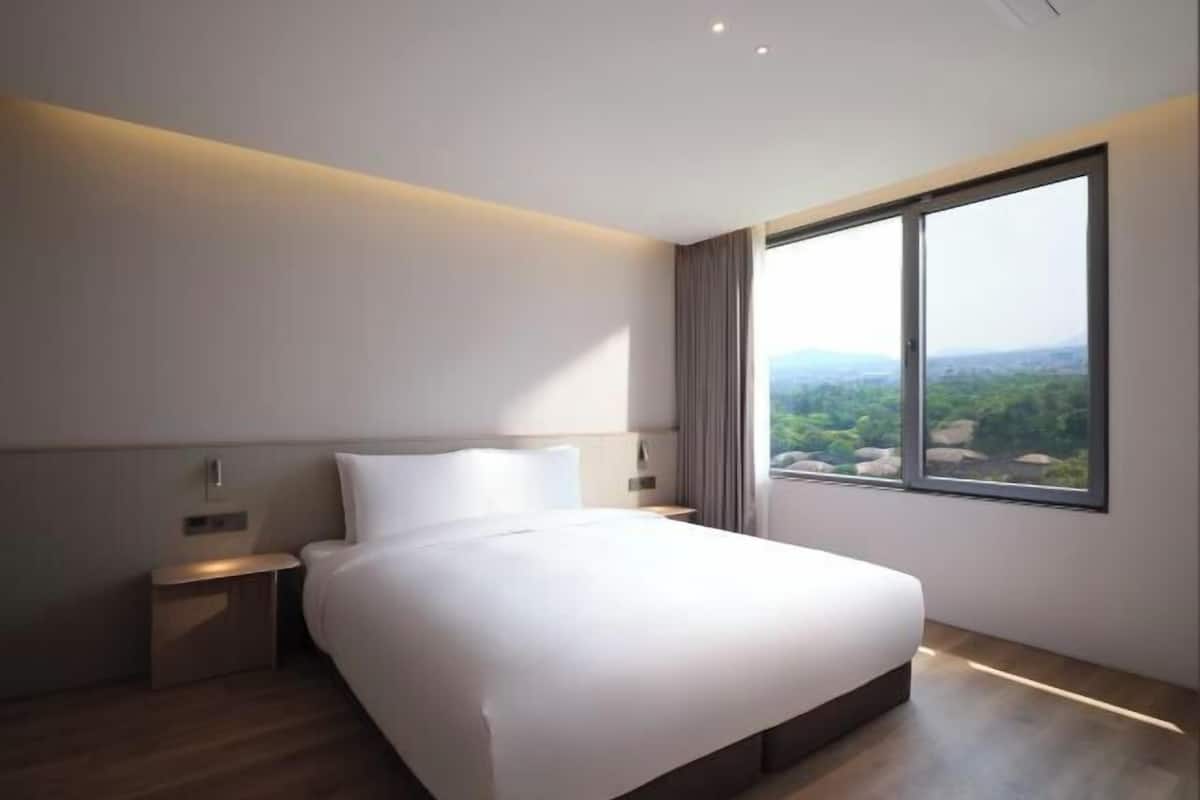 2 habitaciones, ropa de cama de alta calidad y escritorio