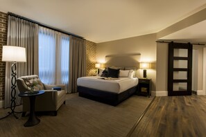 Egyptian cotton sheets, premium bedding, pillowtop beds, minibar - The Restoration (Charleston)