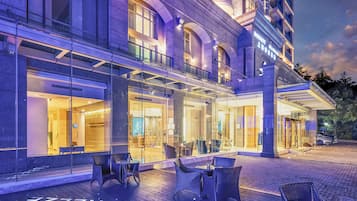 Front of property – evening/night