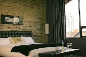 Loft, 1 King Bed, Bathtub, City View | View from room