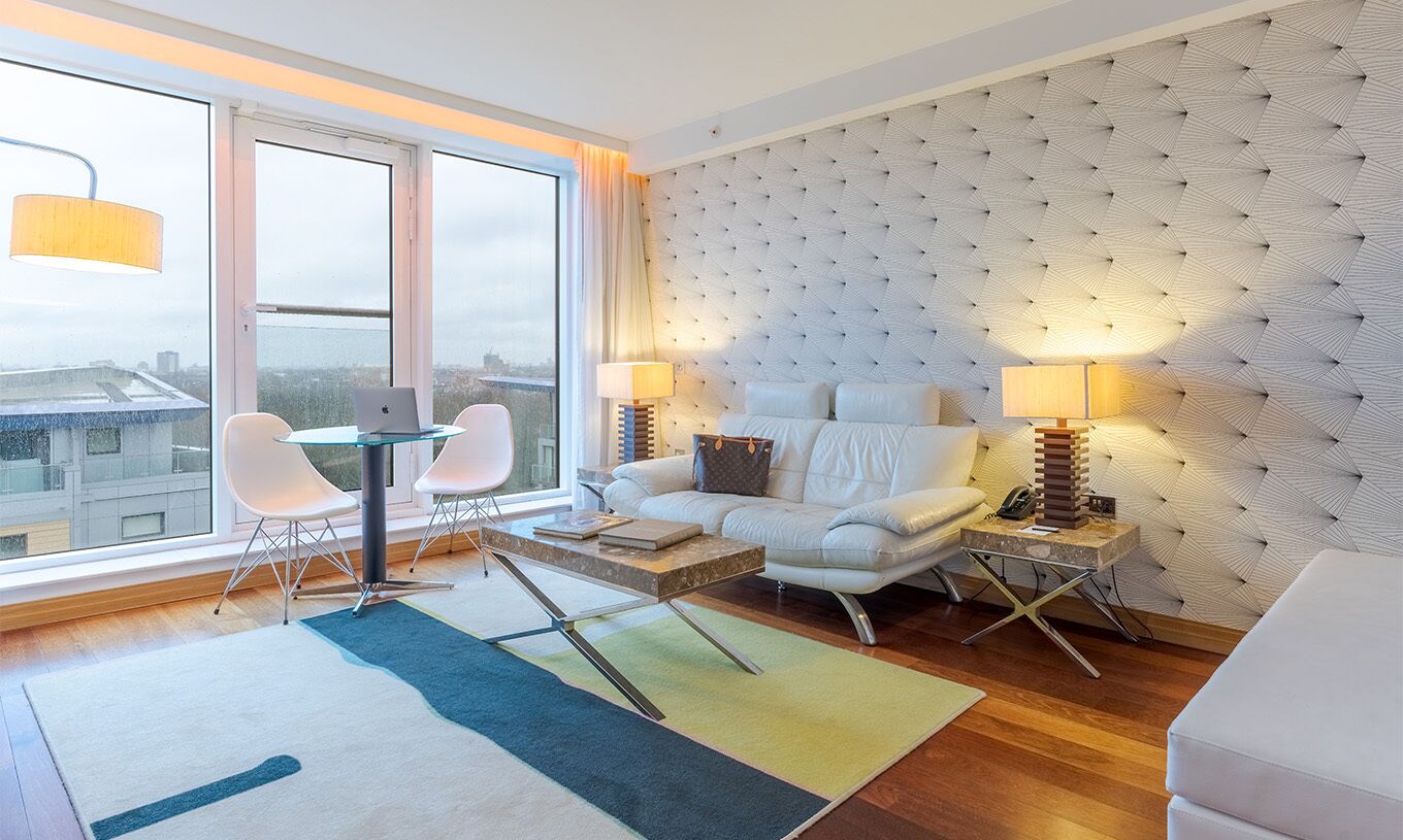 executive one bedroom suite | premium bedding, minibar, in-room safe, individually decorated