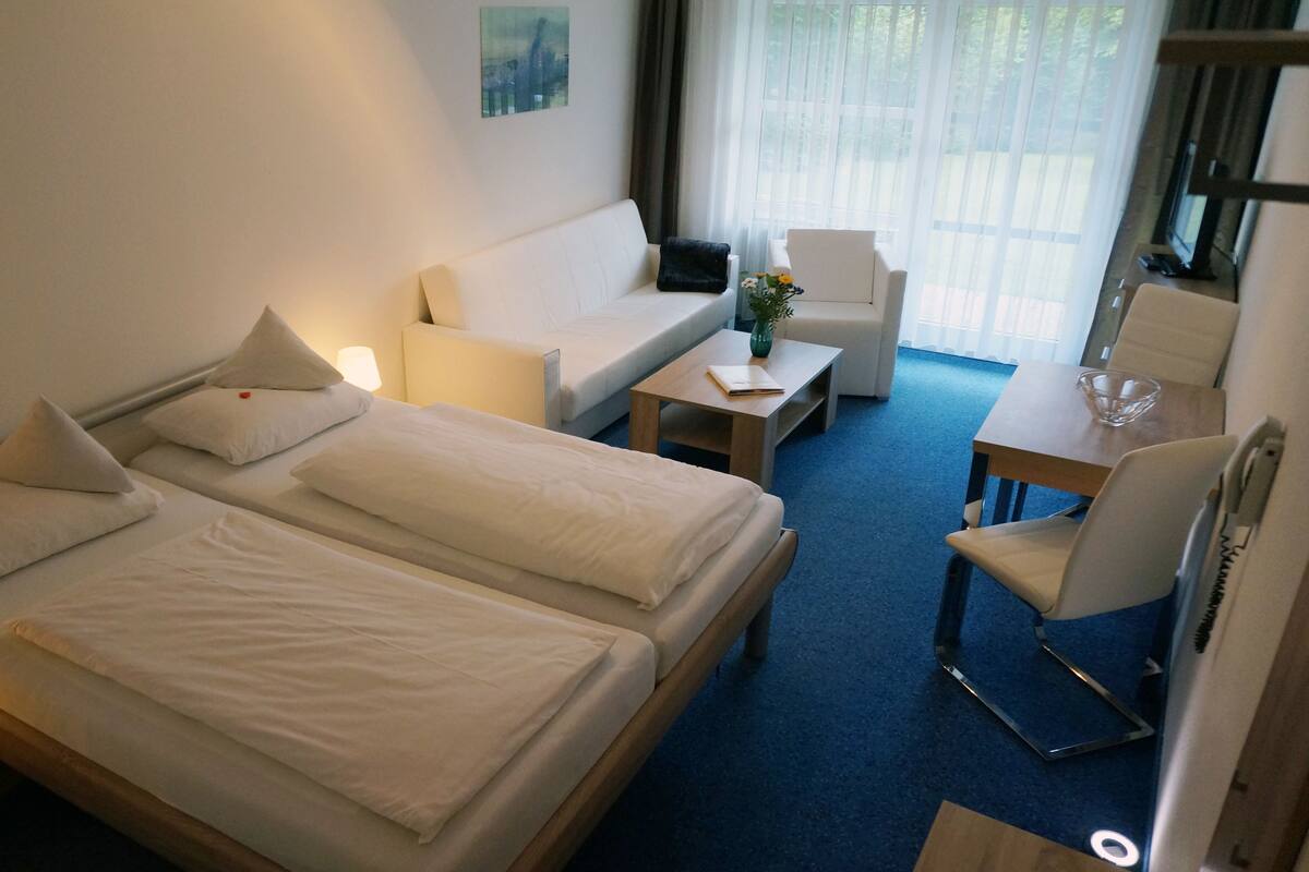 1 bedroom, rollaway beds (surcharge), WiFi (free), bed sheets