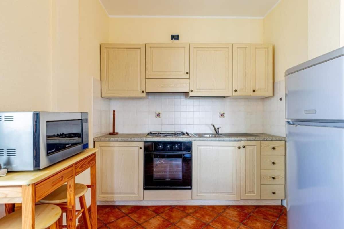 economy apartment | private kitchen | espresso maker, electric kettle