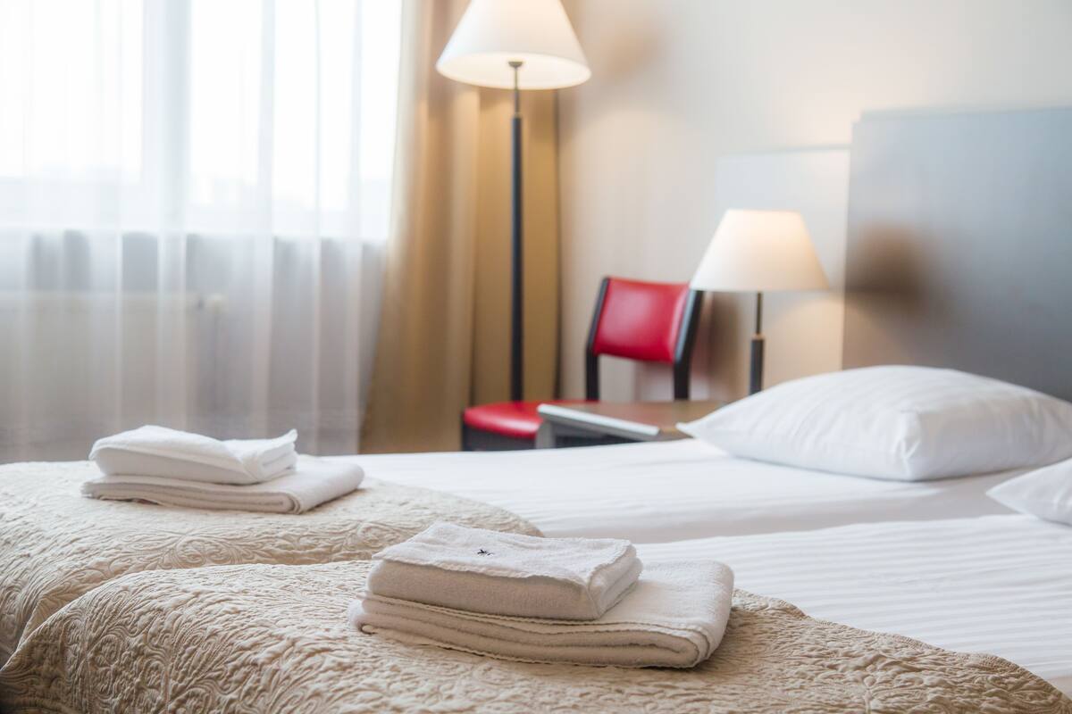 1 Schlafzimmer, Schreibtisch, Verdunkelungsvorhänge, kostenloses WLAN