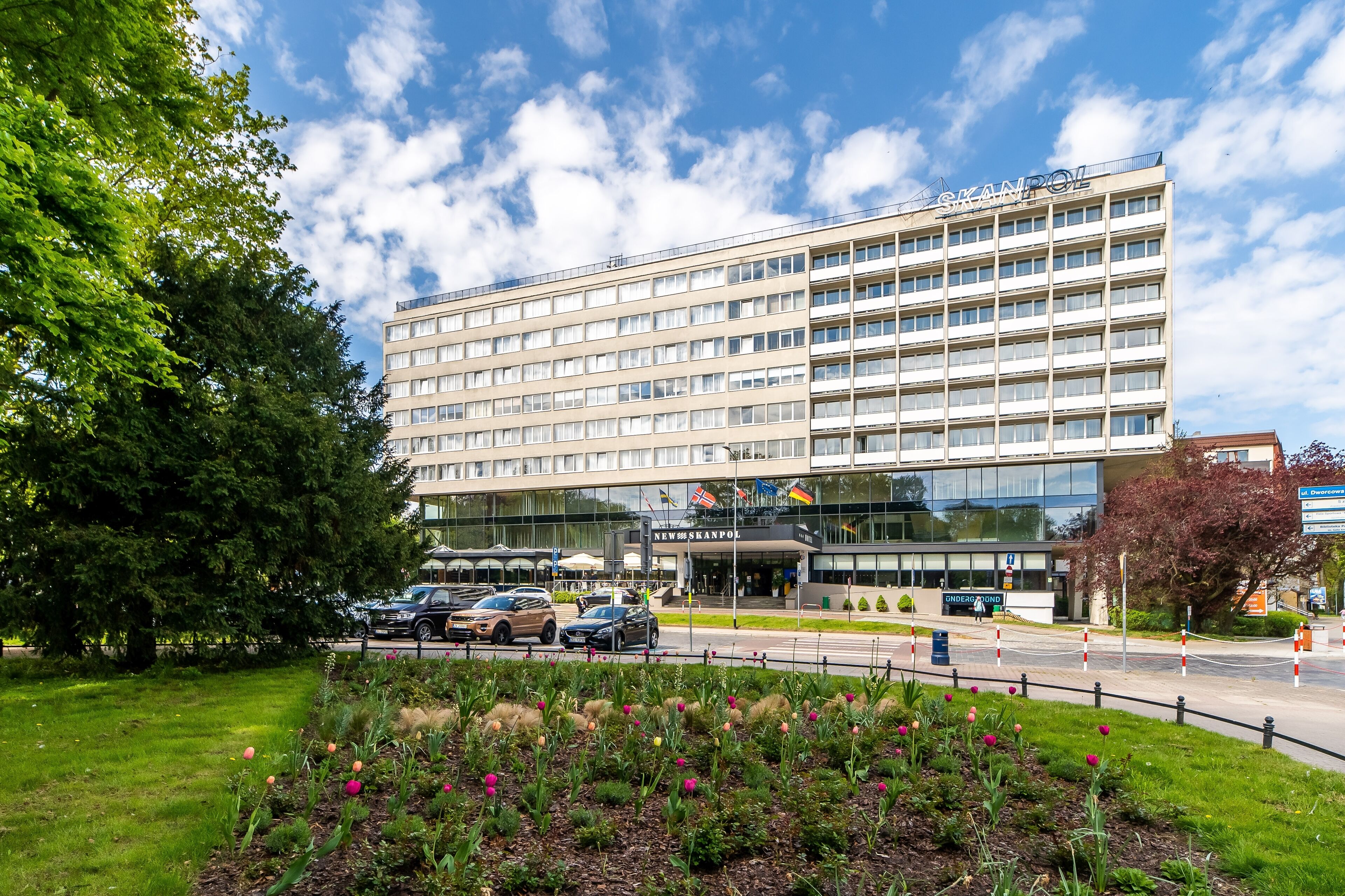 Voorkant van accommodatie