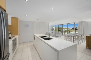 2 Bedroom Partial Ocean View | Private kitchen | Fridge, microwave, stovetop, coffee/tea maker