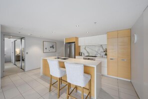 2 Bedroom Partial Ocean View (Pet Friendly on Request) | Private kitchen | Fridge, microwave, stovetop, coffee/tea maker