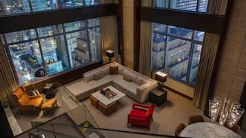 Ropa de cama de alta calidad y minibar