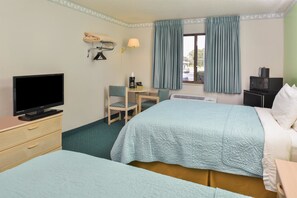 Room, 2 Queen Beds, Non Smoking | Desk, rollaway beds, free WiFi, bed sheets - Americas Best Value Inn & Suites Bluffton (Bluffton)