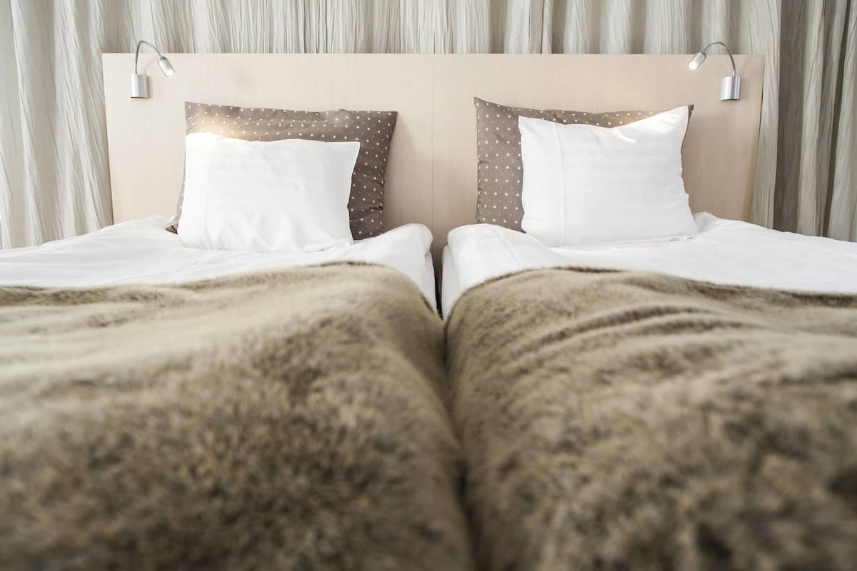 Hypoallergeen beddengoed, een minibar, een kluis op de kamer, een bureau