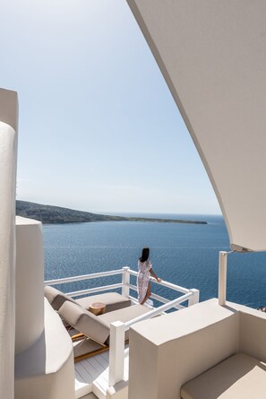 Room, Private Pool, Sea View (Aqua Cave Pool Suite, Sunset View) | Exterior - Art Maisons Oia Castle (Santorini)