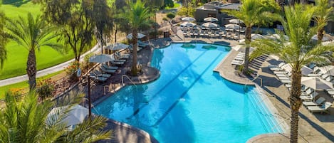 4 outdoor pools, pool cabanas (surcharge), pool umbrellas