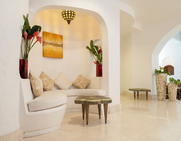 Sala de estar en el lobby