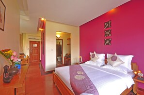1 slaapkamer, luxe beddengoed, Select Comfort-bedden, een minibar