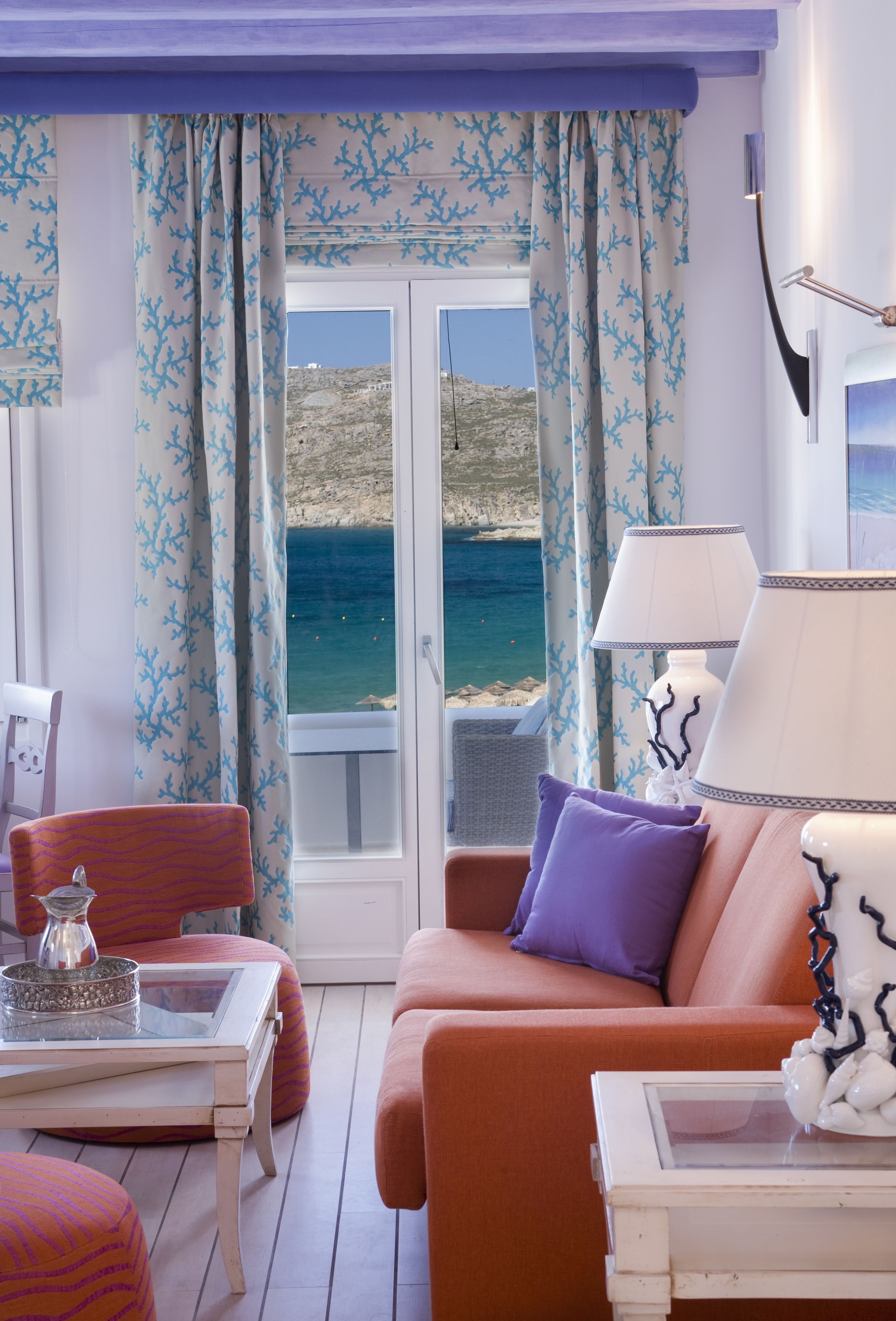 executive sea view with heated mini - pool | 1 bedroom, frette italian sheets, premium bedding, down duvets