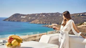 Villa - 3 sovrum - privat pool | Italienska Frette-lakan, sÀngtillbehör av högsta kvalitet och duntÀcken