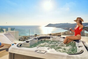 Villa, 3 camere da letto, vista mare | Terrazza/patio