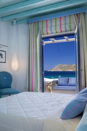 Junior-Suite, eigener Pool, Meerblick | Ausblick vom Zimmer