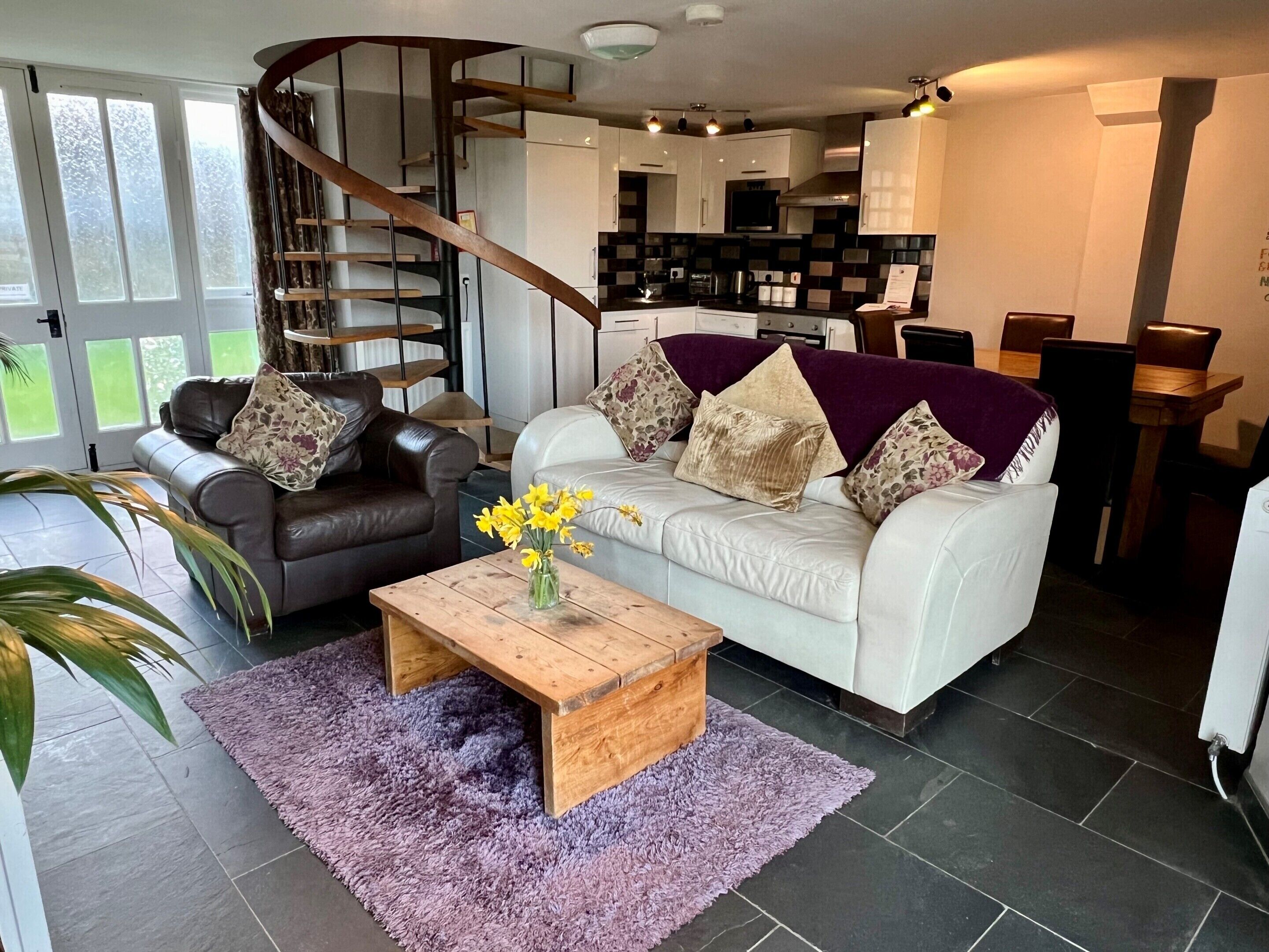 Casa de campo, baño en la habitación, vista a la montaña (Two Bedroom) | Lounge