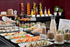 Daily buffet breakfast for a fee