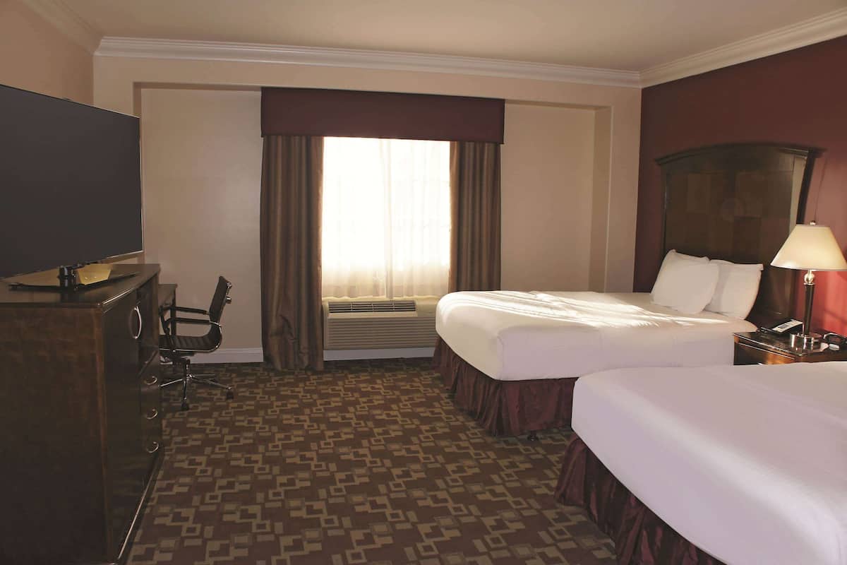 Room, 2 Queen Beds, Accessible, Non Smoking (Mobility/Hearing/Grab Bars) | Premium bedding, desk, iron/ironing board, free WiFi
