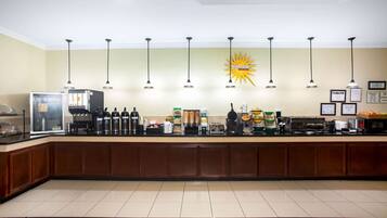 Free continental breakfast