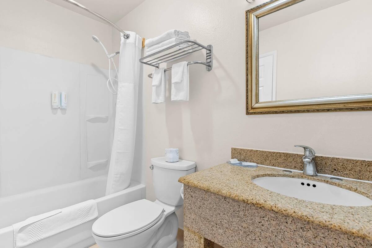 Suite, Multiple Beds, Non Smoking (Efficiency) | Desk, blackout drapes, iron/ironing board, WiFi (free)