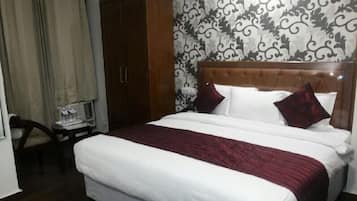 Premium bedding, soundproofing, iron/ironing board, rollaway beds