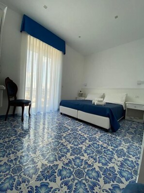 Superior Double or Twin Room, Sea View | Down comforters, minibar, in-room safe, desk