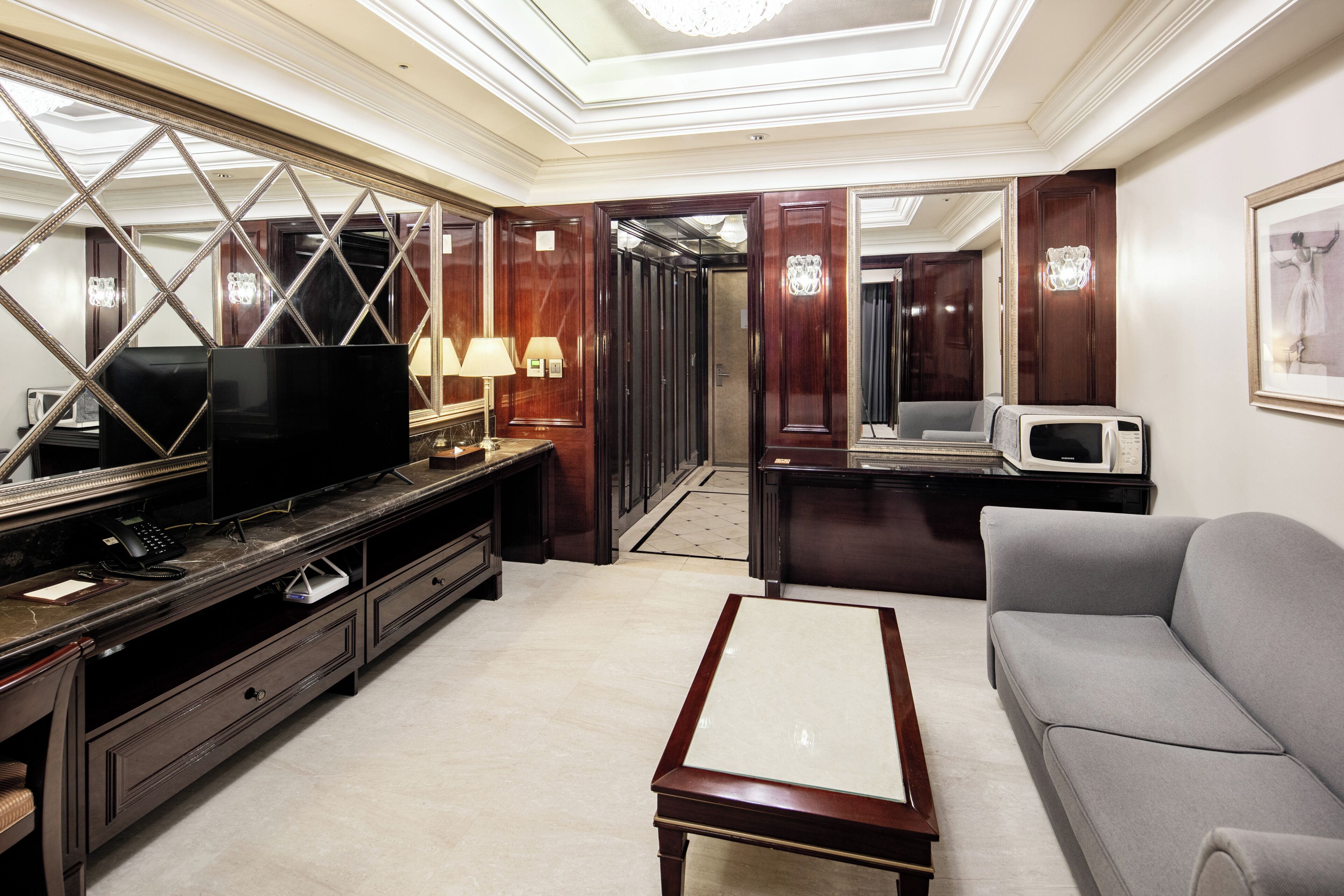 In-room safe, blackout curtains, soundproofing, iron/ironing board