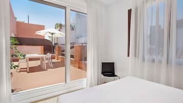 Family Apartment, 2 Bedrooms (Quintuple) | Down comforters, pillowtop beds, in-room safe, individually decorated