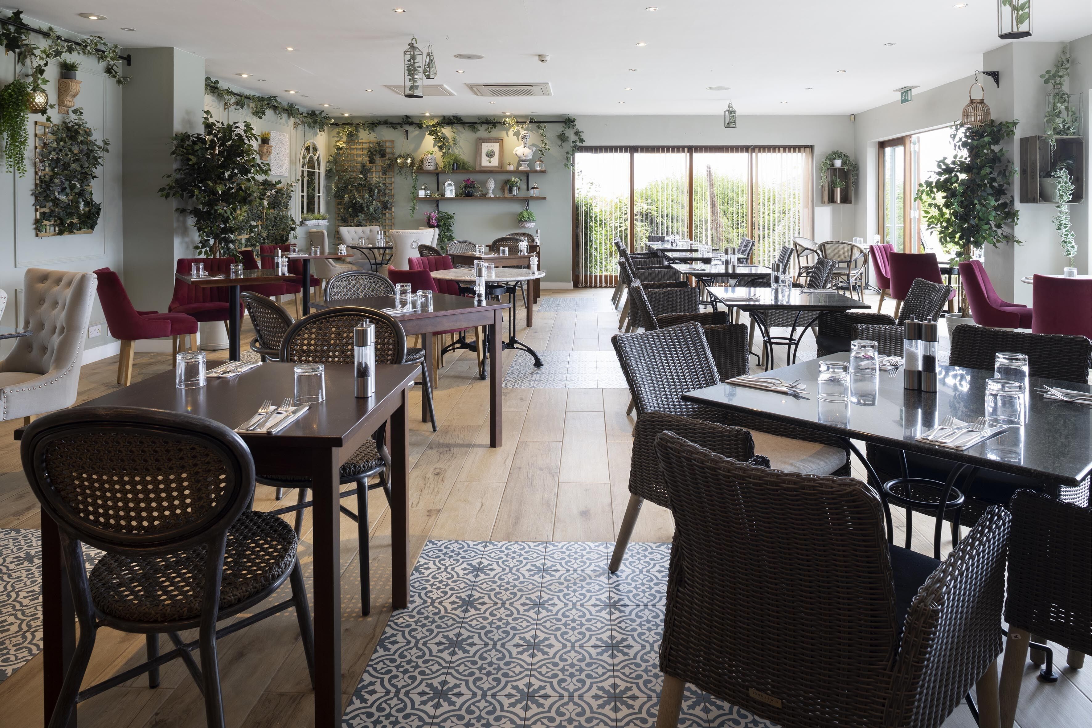 breakfast, lunch, dinner served; modern european cuisine, pool views