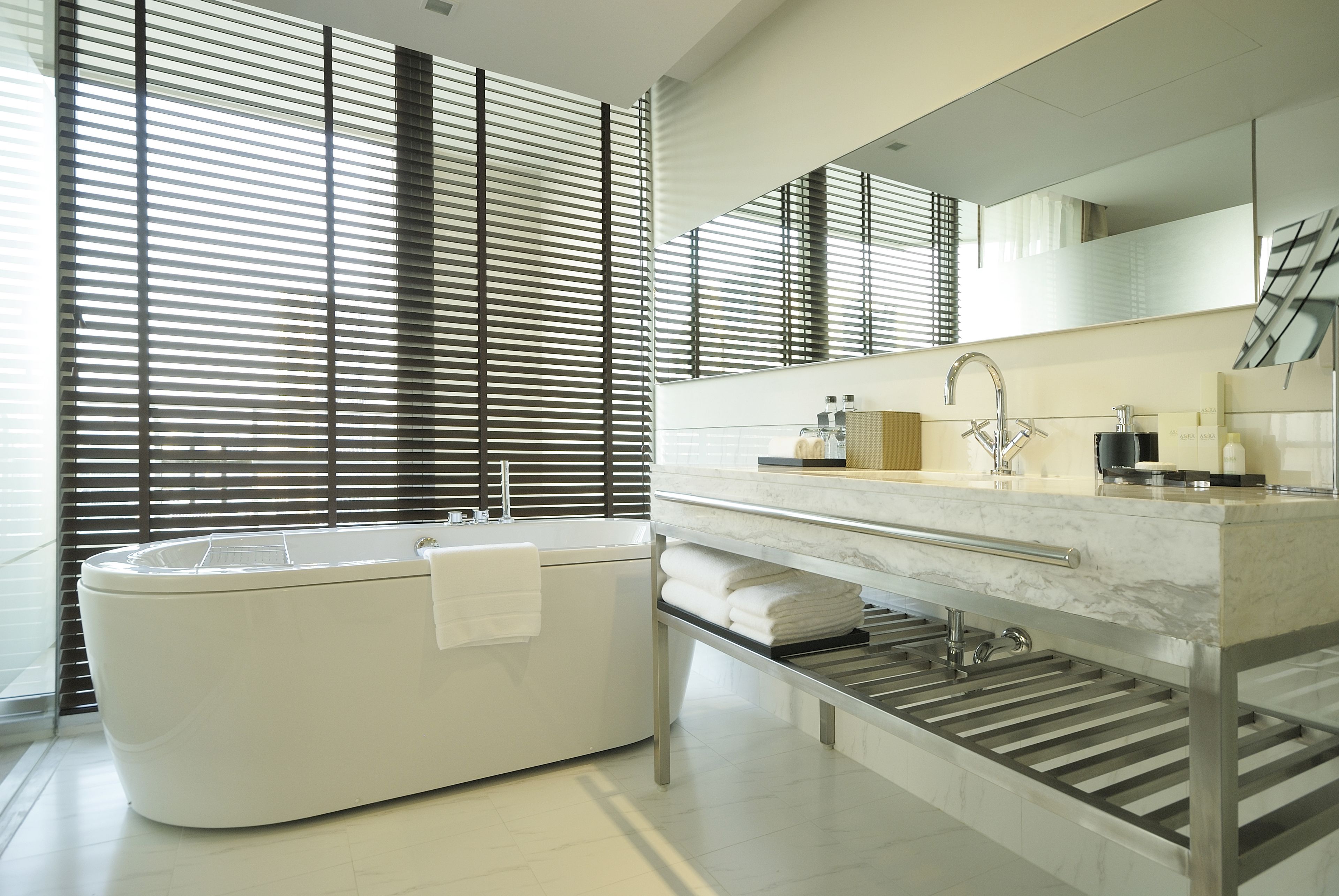 free toiletries, hair dryer, bathrobes, slippers