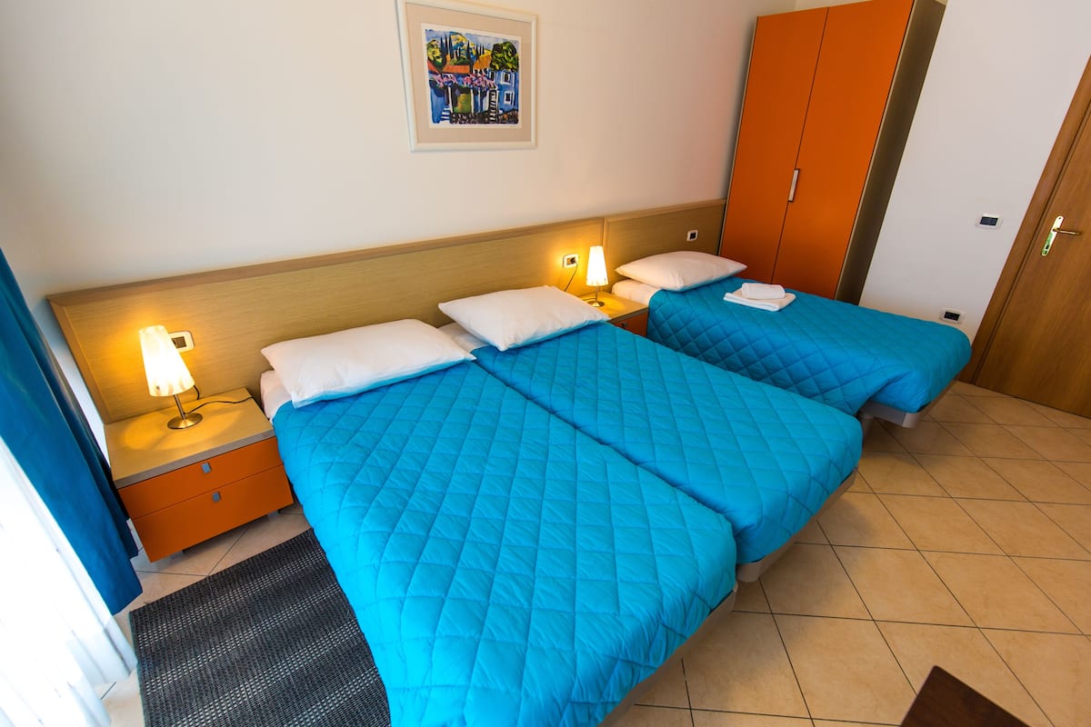 In-room safe, desk, blackout curtains, free cots/infant beds