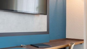 Individually decorated, individually furnished, desk, blackout curtains