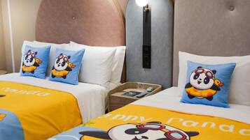 Family Room (1 Double Bed and 1 Twin Bed) | 1 bedroom, free minibar items, in-room safe, desk