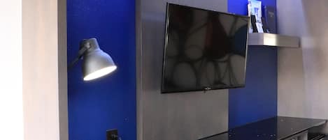 Desk, blackout curtains, iron/ironing board, free WiFi