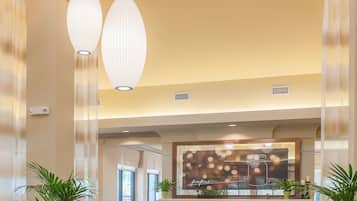 Sala de estar en el lobby