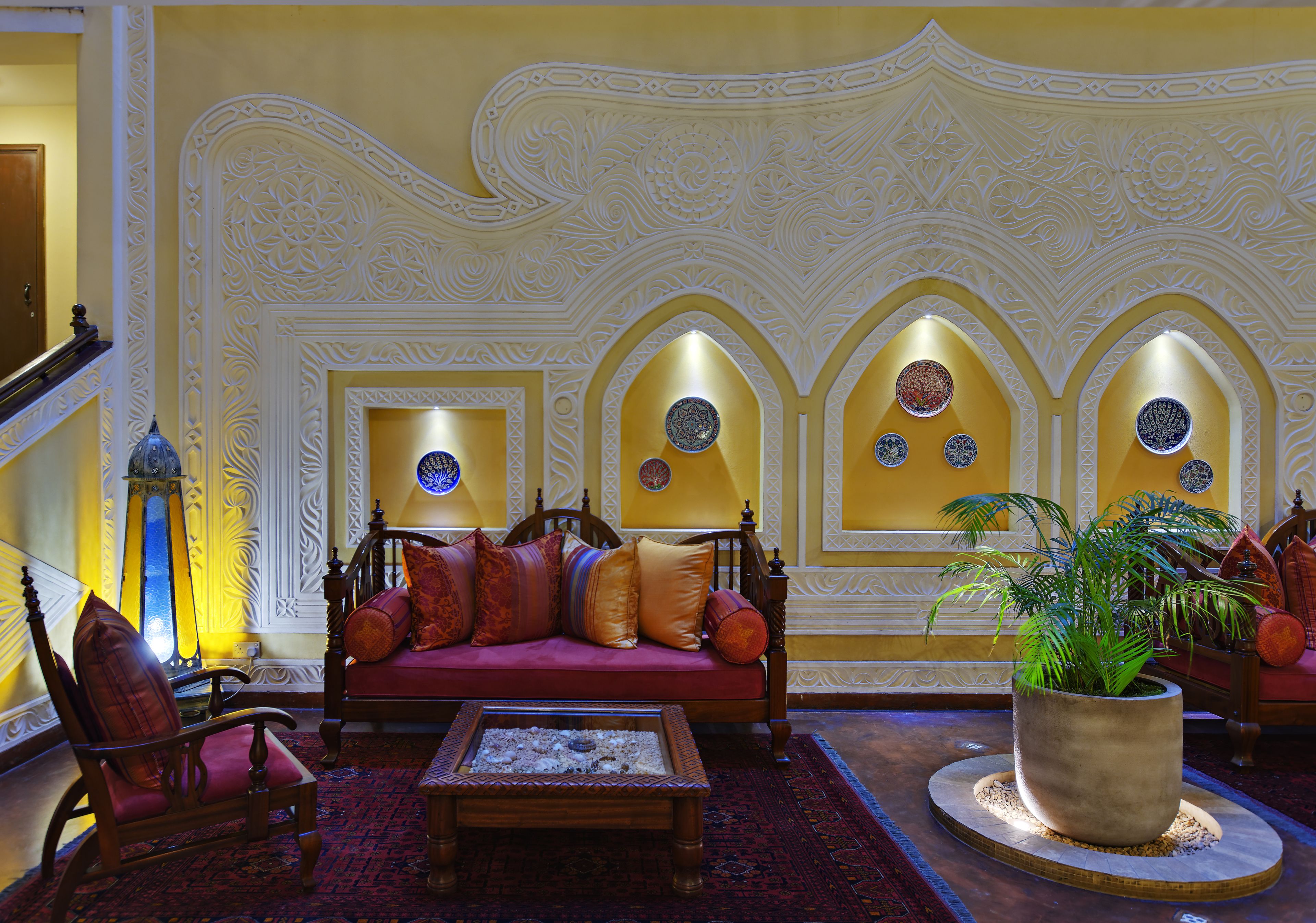 Zona de estar del vestíbulo