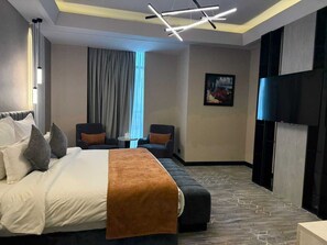 Royal Suite | Premium bedding, minibar, in-room safe, desk - Sunday Business Avenue Formerly Rand Hotel (Riyadh)