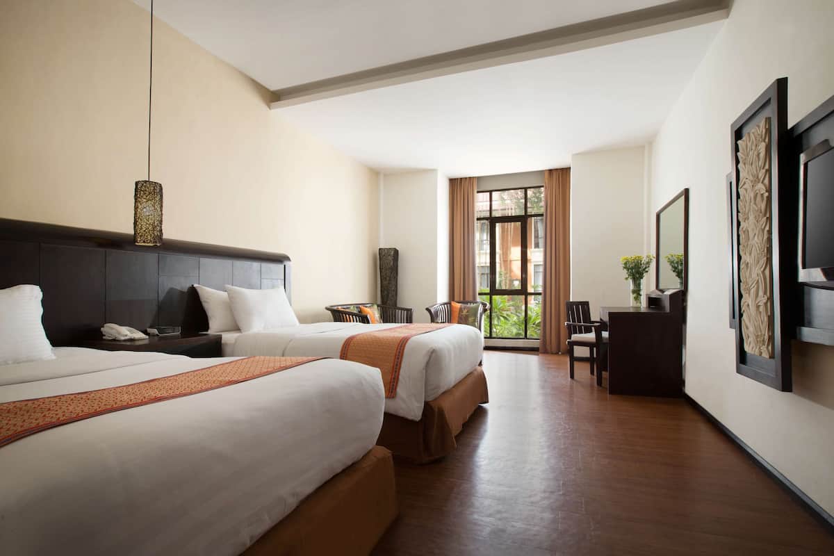 Deluxe Room, 2 Single Beds, Non Smoking, Garden View