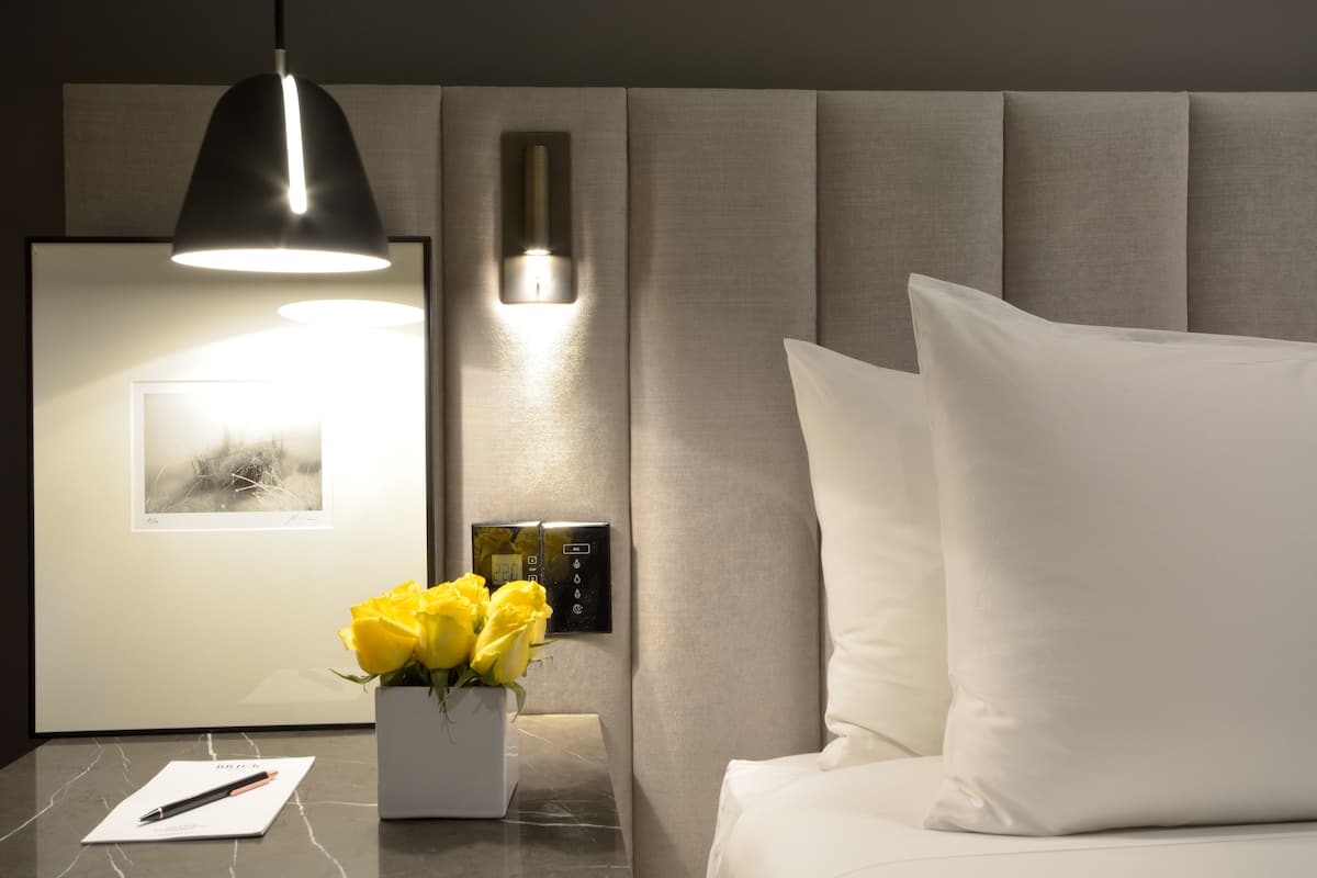 Premium bedding, minibar, in-room safe, desk