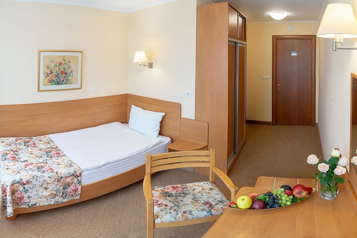 Quarto solteiro standard | Frigobar, cofres nos quartos, quartos à prova de som, berços (sobretaxa)