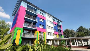 Uitzicht vanaf balkon