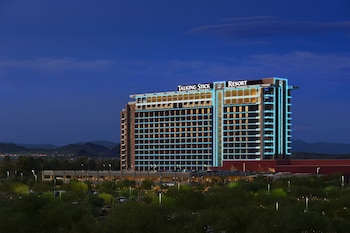 Front of property - evening/night at Talking Stick Resort